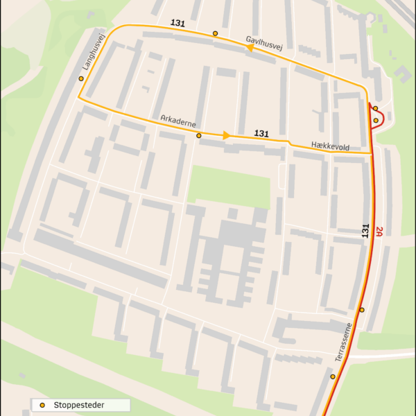 Ny rute for Bus 131